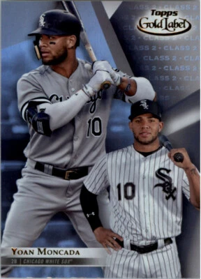 2018 Topps Gold Label Class 2 #34 Yoan Moncada Chicago White Sox Baseball Card - Image 1 of 2