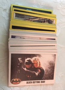 Vintage Batman Collector Cards 1989 - 63 cards.