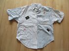 9S/Vintage Andrew Sports Button Down Shirt/Short Sleeves/Size Medium/Stripes!