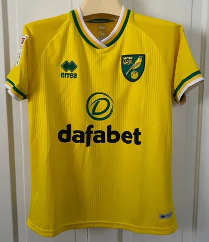 Norwich City FC Errea Shirt S Yellow Short Sleeve dafabet 7 Badu Mom-In-Law EFL Cover