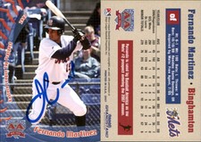 Fernando Martinez Signed 2007 Grandstand Eastern T/P #NNO Card Auto AU