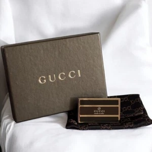 GUCCI Money Bill Clip Sherry Line Authentic 3 - Picture 1 of 7