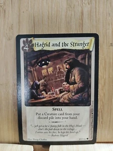 HARRY POTTER TCG🏆2001 #58/116 "Hagrid And The Stranger" Trading Card🏆 - Picture 1 of 1