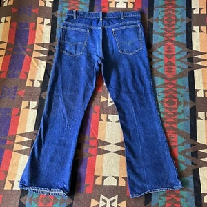 Vintage Levi’s 646 Orange Tab Dark Denim Jeans 37x30 - Picture 1 of 10