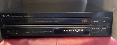 Denon DCM-340 5 Disc CD Changer Player Carousel Rotary Compact Disc Tested Works - Image 1 of 4