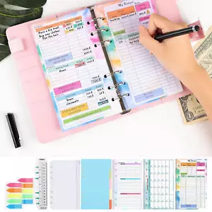 More details for refillable a6 budget planner inserts notebook a6 monthly weekly planner inserts