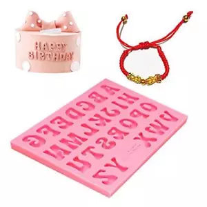 Fondant Mold Silicone Mini A-Z 26 English Letters Mold Cake Mold Baking Cake - Picture 1 of 8