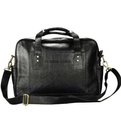 FSU Florida State University Business Case Black Genuine Leather Cover