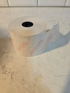 Hochsicherheit Thermodruckerpapier. 1 Rolle. Einseitige Sicherheit. *SELTENER FUND* - Bild 1 von 3