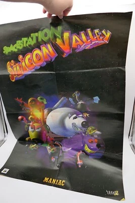 Original Space Station Silicon Valley aus Maniac Poster / 80x57,5 / Nintendo^ - Bild 1 von 2