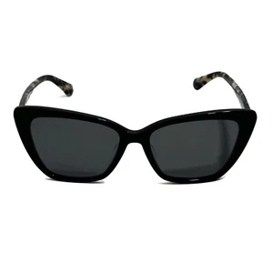 Kate Spade New York Lucca 55mm Cat Eye Sunglasses Black Grey Polarized with Case - Picture 1 of 11