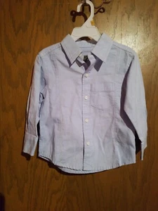 NEW!!!!DKNY blue Button Down Shirt Boy Toddler 3T - Picture 1 of 2