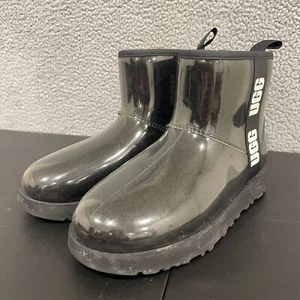 UGG Women's Classic Clear Mini Boot Black Size 9 Waterproof 1113190 - Picture 1 of 7