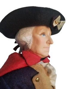 Effanbee Doll George Washington of the President Collection #7901 16"H Vintage - Imagen 1 de 15