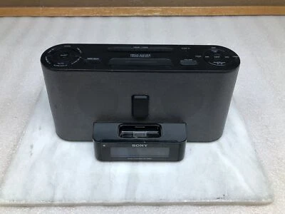Sony Dream Machine FM/AM Clock Radio Dual Alarm ICF-C1iPMK2 iPod iPhone Dock - Image 1 of 4