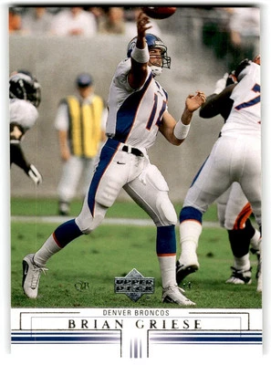 2001 Upper Deck Brian Griese Denver Broncos #54 - Image 1 of 2