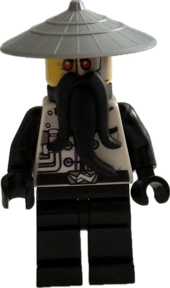 LEGO LEGO LEGO Ninjago Evil Techno Wu Sensei Minifigura Reiniciada NJO095 70725 Foto 1 de 1