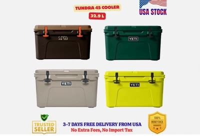 YETI Tundra 45 Hard Cooler – Heavy Duty Ice Chest for Outdoor, Boating & Travel