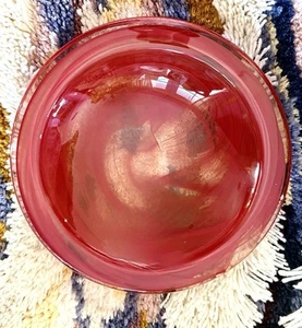 ATOLL Kosta Boda Art Glass Red 12+" Display Bowl - Anna Ehrner Design EUC - Picture 1 of 18