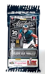 2024 Panini Absolute Football NFL 20 Card Jumbo Value Trading Card Pack ๐ - Picture 1 of 1