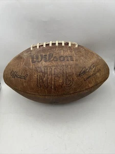 Vintage NFL Wilson Leather Football Commissioner Pete Rozelle - Bild 1 von 10