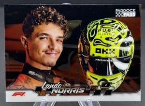 2024 Topps Paddock Pass Fórmula 1 - Primer plano Lando Norris #57 refractor cromado - Imagen 1 de 2