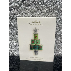 2007 Hallmark Keepsake Ornament Notions of Christmas Sewing Theme Home Decor New - Bild 1 von 8
