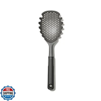 OXO Good Grips Pasta Scoop Strainer,Gray - Image 1 of 4