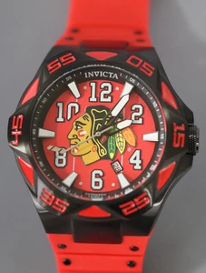 INVICTA Coalition Forces Uomo 52mm Acciaio Inox Quadrante Nero Rosso NH35 Automatico - Foto 1 di 7