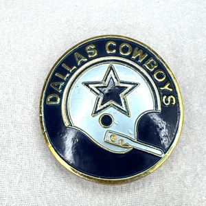 Vintage Dallas Cowboys Belt Buckle 1971 NFL Properties 2.5 Inch Curved - Picture 1 of 4