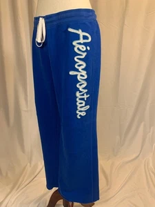 Aeropostale Womens Vintage Logo Sweatpants Royal Blue, XL - Picture 1 of 8