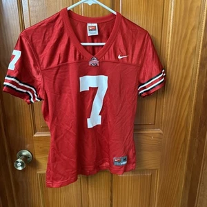 *Nike Team Ohio State Buckeyes Youth Football Jersey #7 Medium 8-10 - Picture 1 of 8