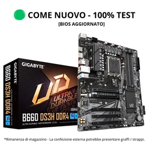 🟢 Mainboard GIGABYTE B660 DS3H DDR4 LGA 1700 Intel Series 12 13 14 DDR4 BIOS - Bild 1 von 1