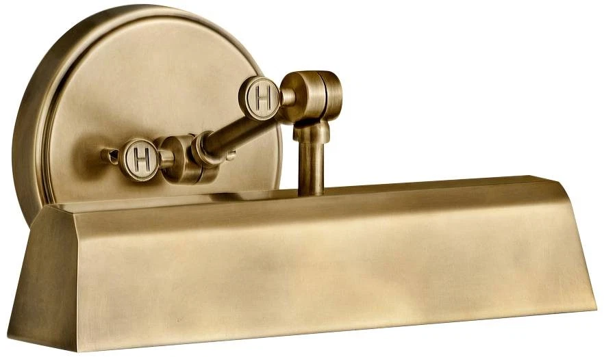 Luz de cuadro de latón Hinkley Arti de 12" de ancho Heritage Foto 1 de 1