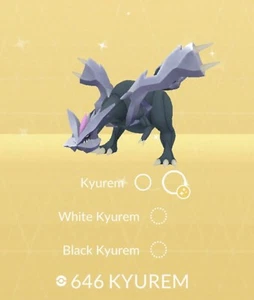 Pokemon Go Shiny Kyurem Registriert/Unregistriert/30Day/Lucky/Home OT/Trades - Bild 1 von 2