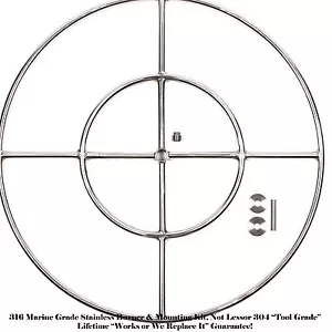 FR36K: 36” FIRE RING & MOUNTING KIT - Picture 1 of 5