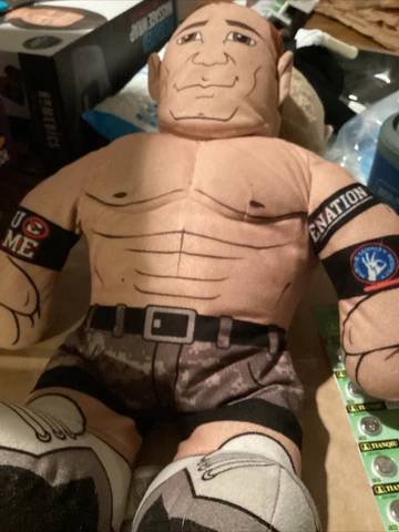 WWE John Cena Plush Untested Wrestling Cover