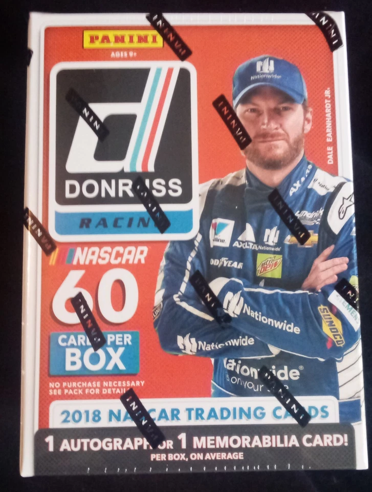 2018 Panini Donruss Nascar Racing  Factory Sealed Blaster Box-AUTO/MEM Free ship - Image 1 of 1