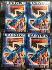 Babylon 5 CCG Set of 4 Starter Decks - Earth, Minbari, Narn and Centauri OOP