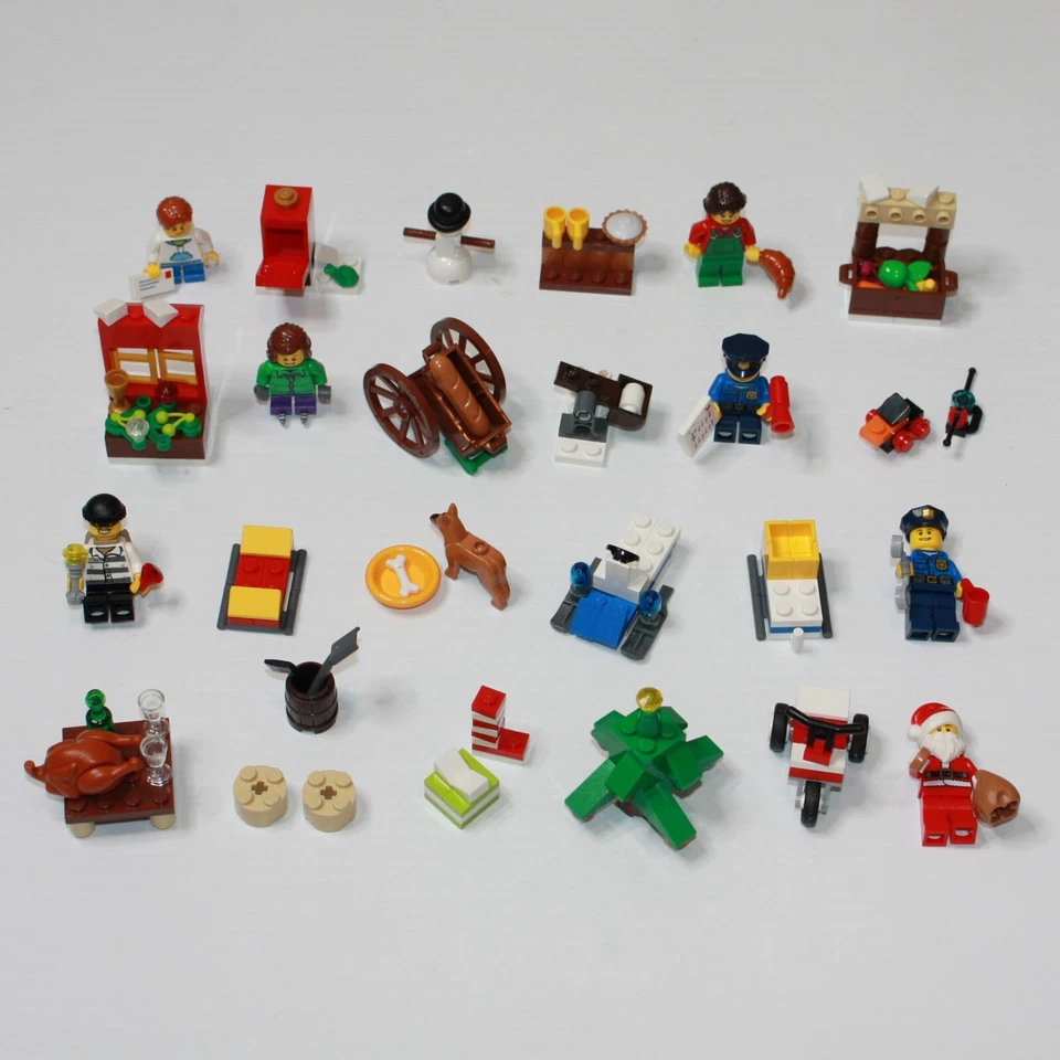 Lego City Advent Calendar 60063 Complete Set without a Box - Image 1 of 1