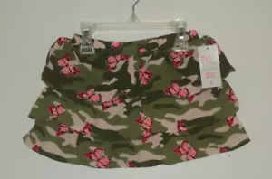 Girls Garanimals 365 Kids Butterflies Camo Scooter Skort Ruffles Size 5 NWT - Picture 1 of 4