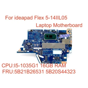 For Lenovo ideapad Flex 5-14IIL05 Laptop Motherboard CPU I5-1035G1 16G 19792-3 - Picture 1 of 4