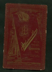 1890's CABINET PHOTO CHARLESTON SC SMALL MARTIN FAMILY ALBUM JOHNSON WASHINGTON - Picture 1 of 2