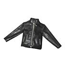 1/6 PU Leather Jacket Stylish Fashion Cosplay Dress up Male Figure Top Coat
