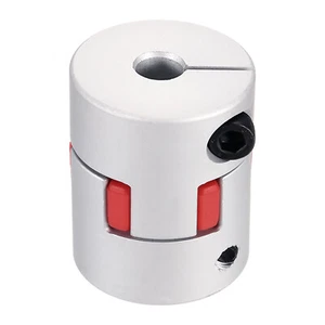 Aluminum Shaft Coupling 15mm to 18mm Spider Coupler L50mm x D40mm Connector - Picture 1 of 6