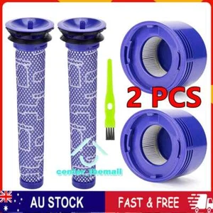 2x Pre & Post HEPA Filter For Dyson V8 V7 Animal Absolute Vacuum Replacement AL - Picture 1 of 13