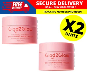GLAD2GLOW Crema Idratante Illuminante al Melograno 5% Niacinamide | (30g) X 2 - Foto 1 di 9