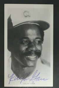 Ralph Garr Atlanta Braves Autographed 3x5 Signed Postcard Photo