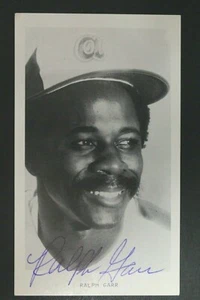 Ralph Garr Atlanta Braves Autographed 3x5 Signed Postcard Photo - Picture 1 of 3