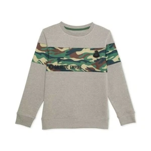 Star Wars Big Boys' Galactic Empire Camo Graphic Gray Sweatshirt  L 14-16 NWT - Picture 1 of 1
